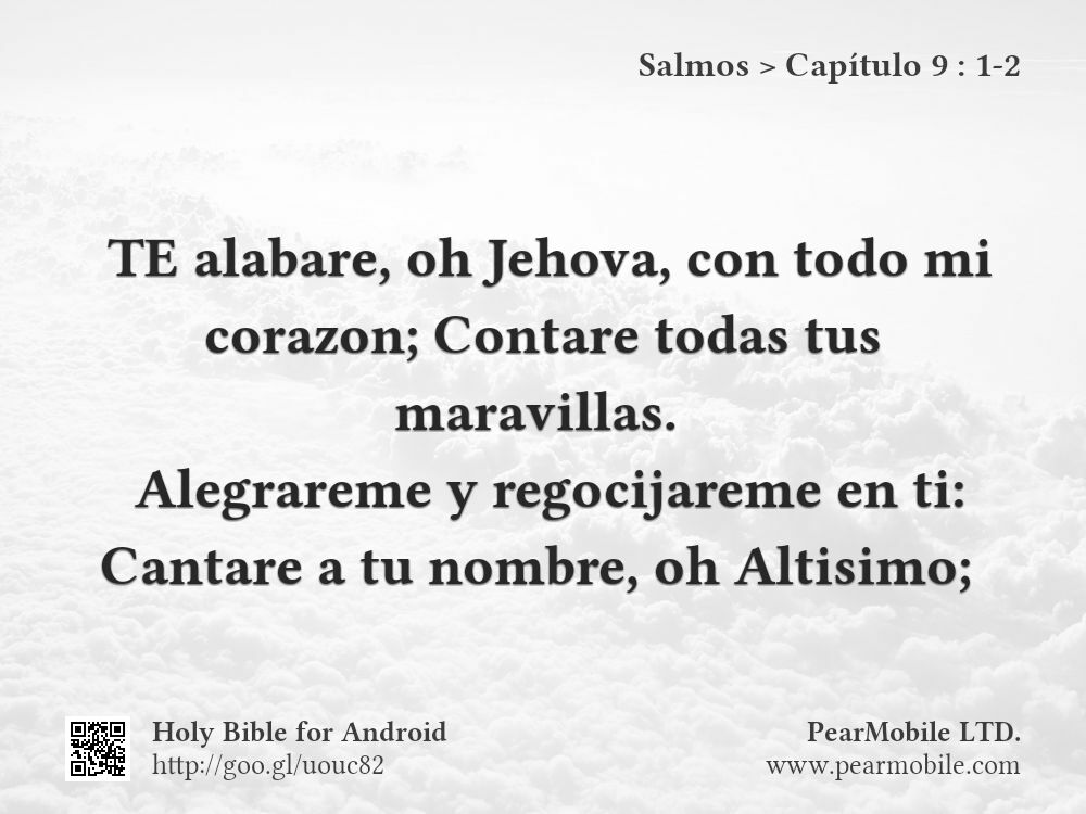 Salmos, Capítulo 9:1-2